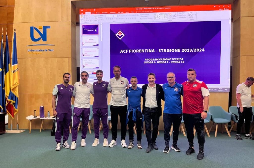 Antrenori FC Bihor la curs cu specialisti Fiorentina