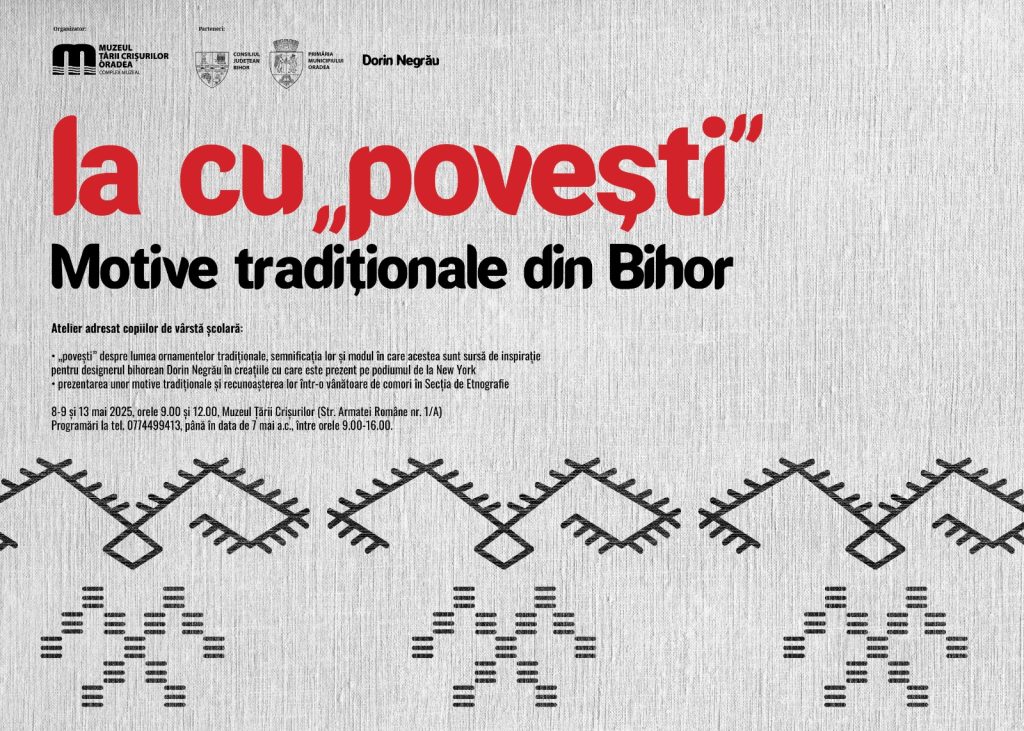 Atelier de educatie muzeala Povesti cu motive traditionale din Bihor