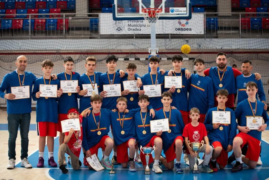 CSM Oradea campioana a Romaniei la baschet U14 masculin