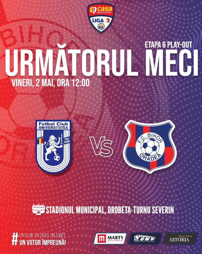 FC U 1948 Craiova FC Bihor penultima etapa play out Liga II