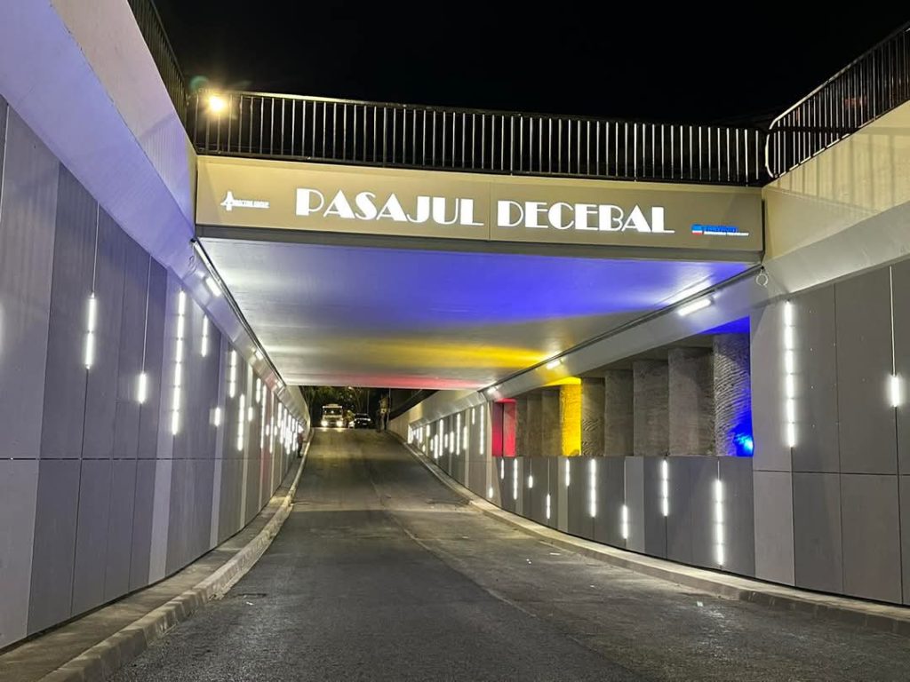 Pasajul Decebal va fi deschis circulatiei maine