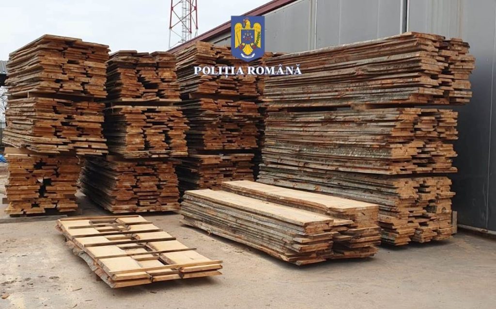 Delict silvic descoperit in comuna Nojorid Lemnele confiscate vehiculul indisponibilizat