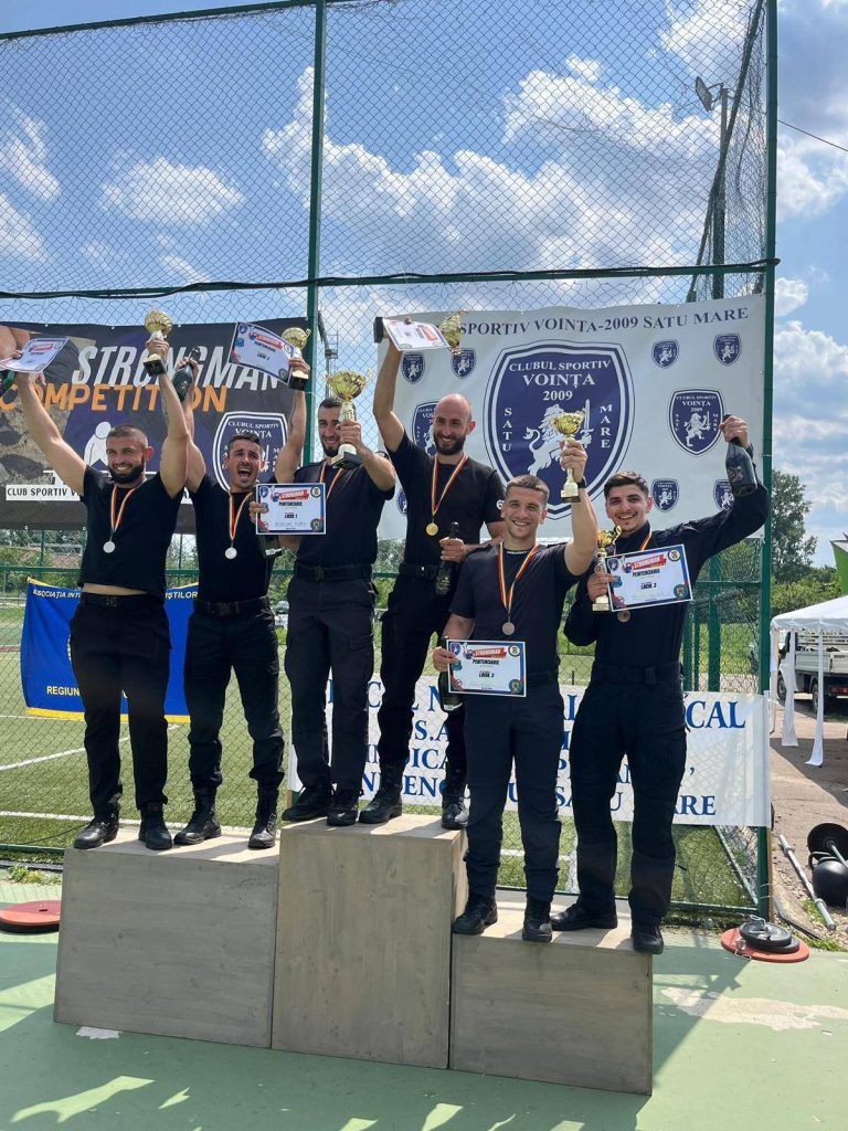 Doi jandarmi bihoreni au castigat podiumul la StrongMan 2025