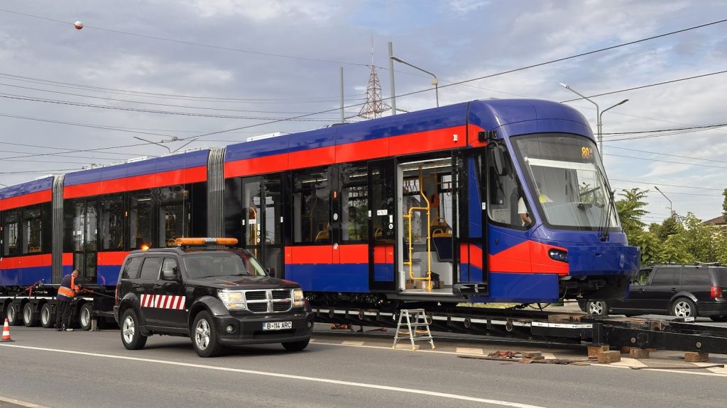 A sosit al doilea tramvai din cele 9 noi
