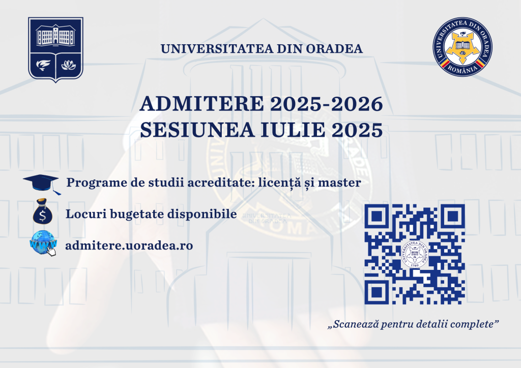 Inscrierile la Universitatea din Oradea au inceput