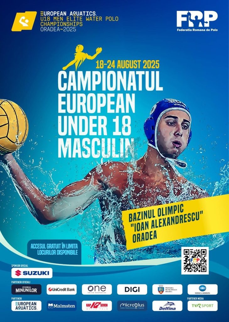 Campionatul European U18 Masculin Elite la polo pe apa a inceput in Oradea