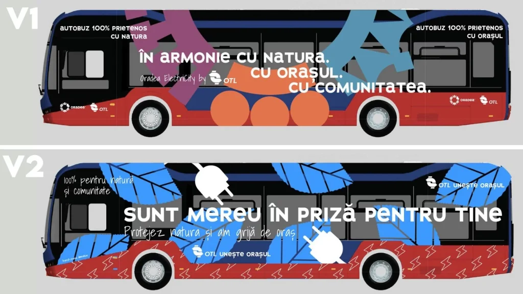 OTL lanseaza un sondaj pentru designul autobuzelor electrice