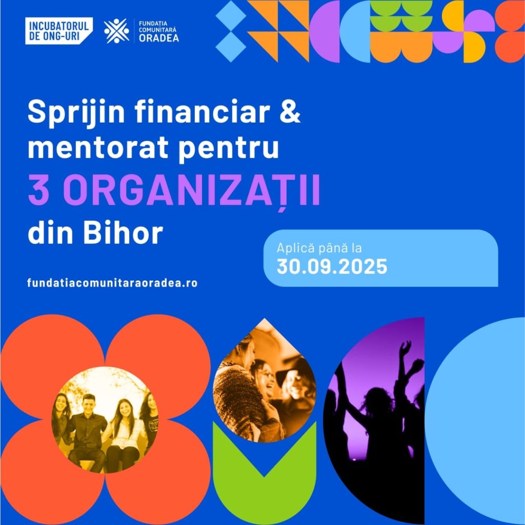 Fundatia Comunitara Oradea deschide Incubatorul pentru ONG uri